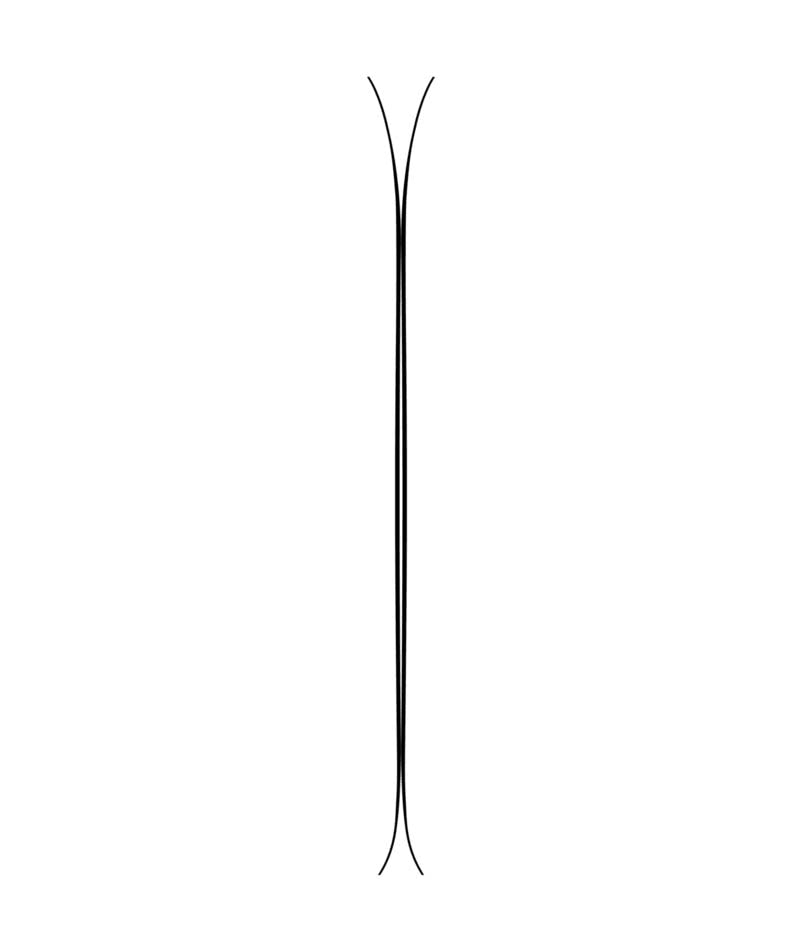 VenaCor- Yellow, White, and Black skis on a white background