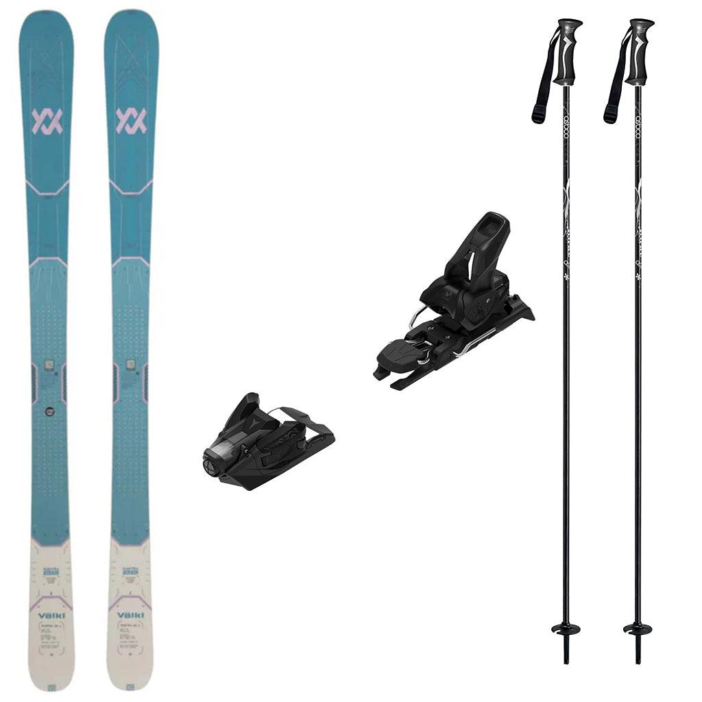 Volkl Mantra 88 W Skis 2027 with Strive 12 Womens Ski Package