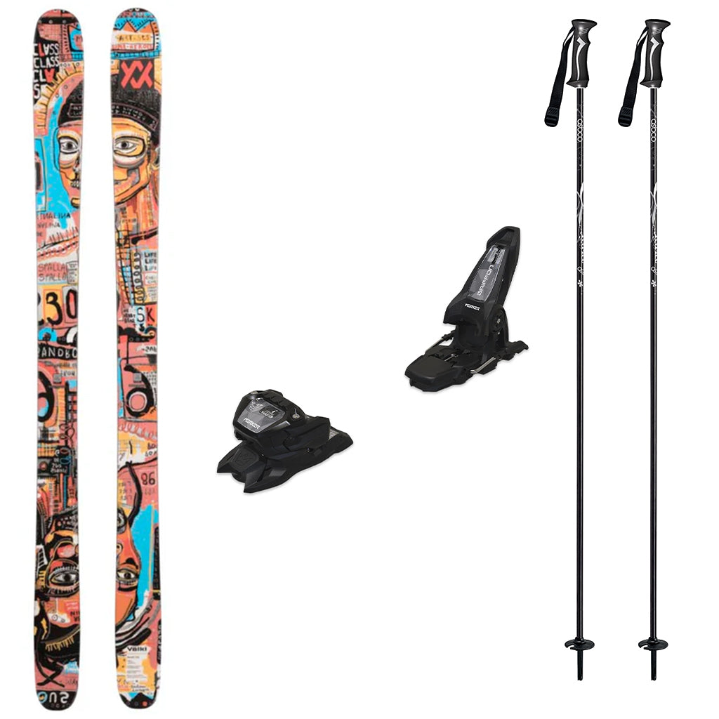 Volkl Revolt 104 Skis 2027 with Marker Griffon 13 Bindings Ski Package