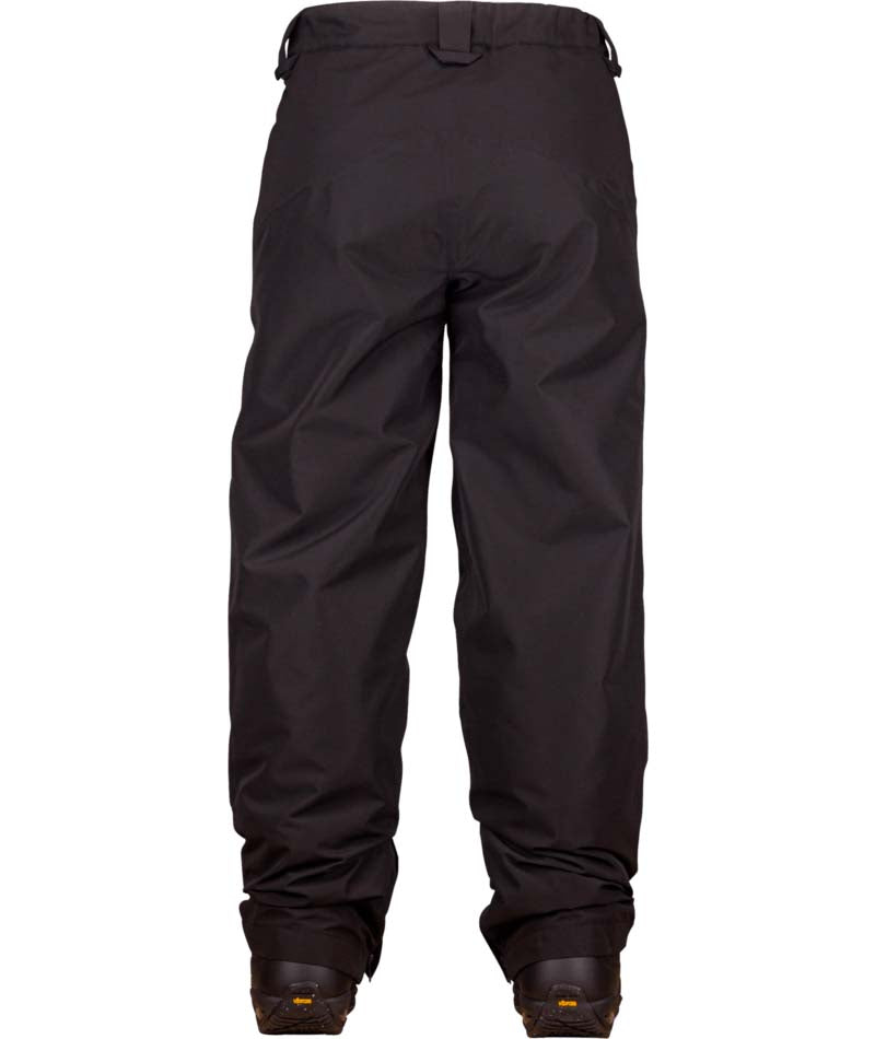 WChromaPant- Black snow pants on a white background