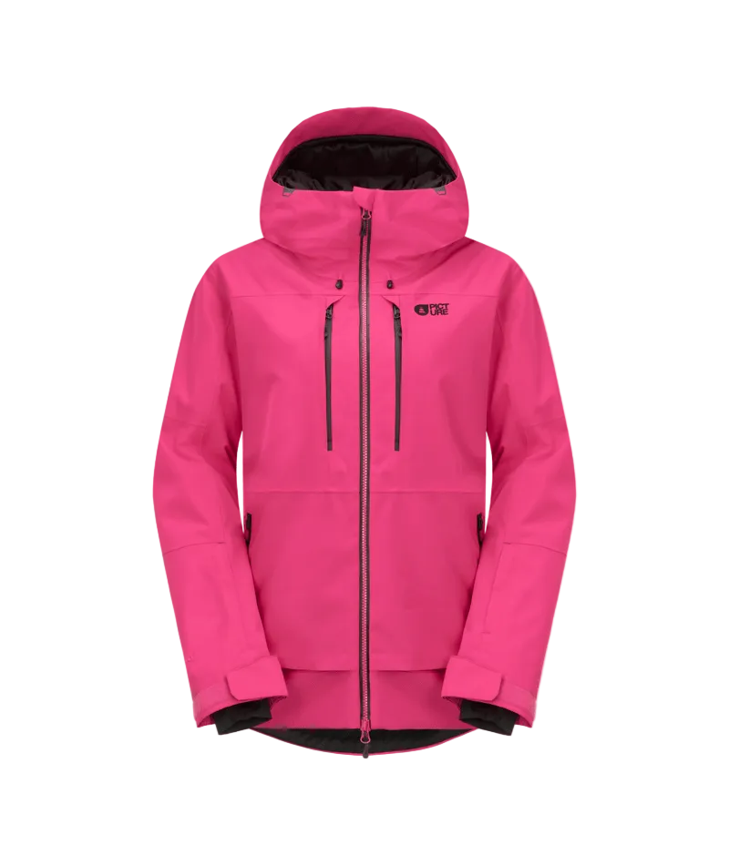 WExaJacket-Pink jacket with a brand logo on a white background