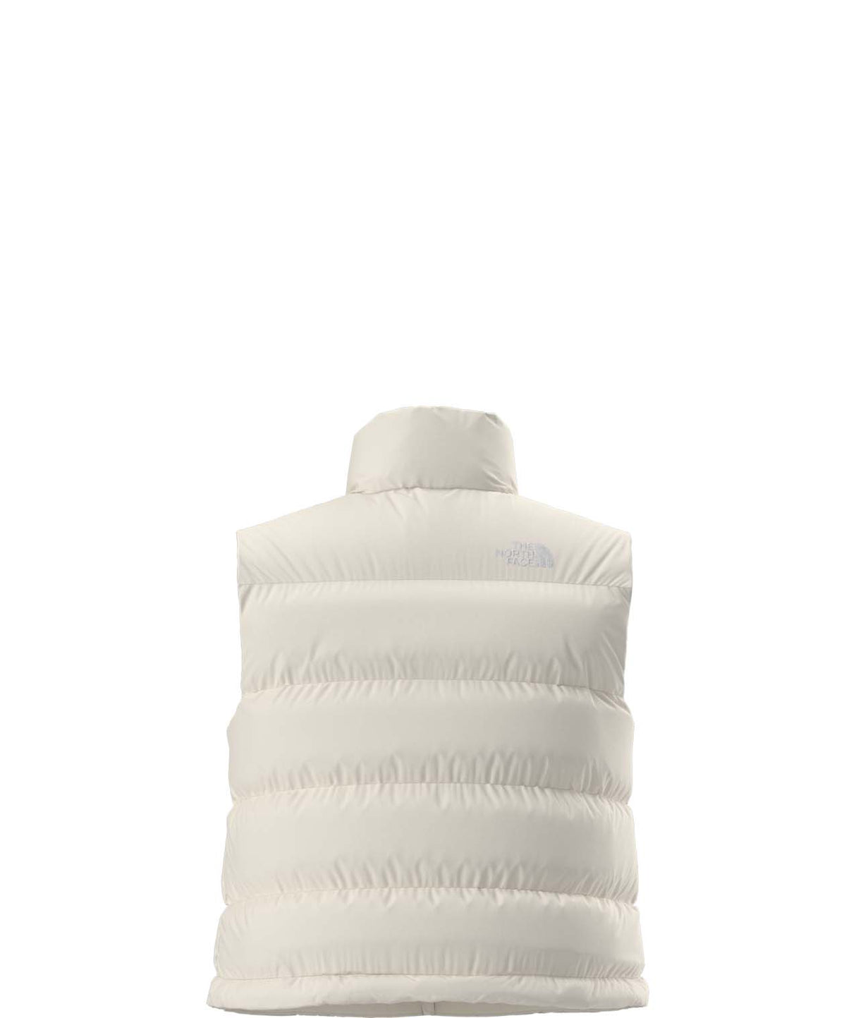 WHydrenaliteDownA-LineVest-White puffer vest on a white background