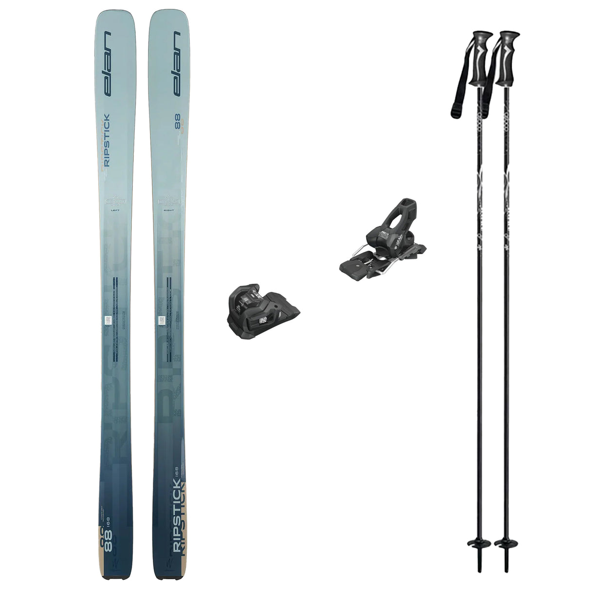 Elan Ripstick 88 Skis 2026 with Tyrolia Attack LYT 11 Binding Womens Ski Package