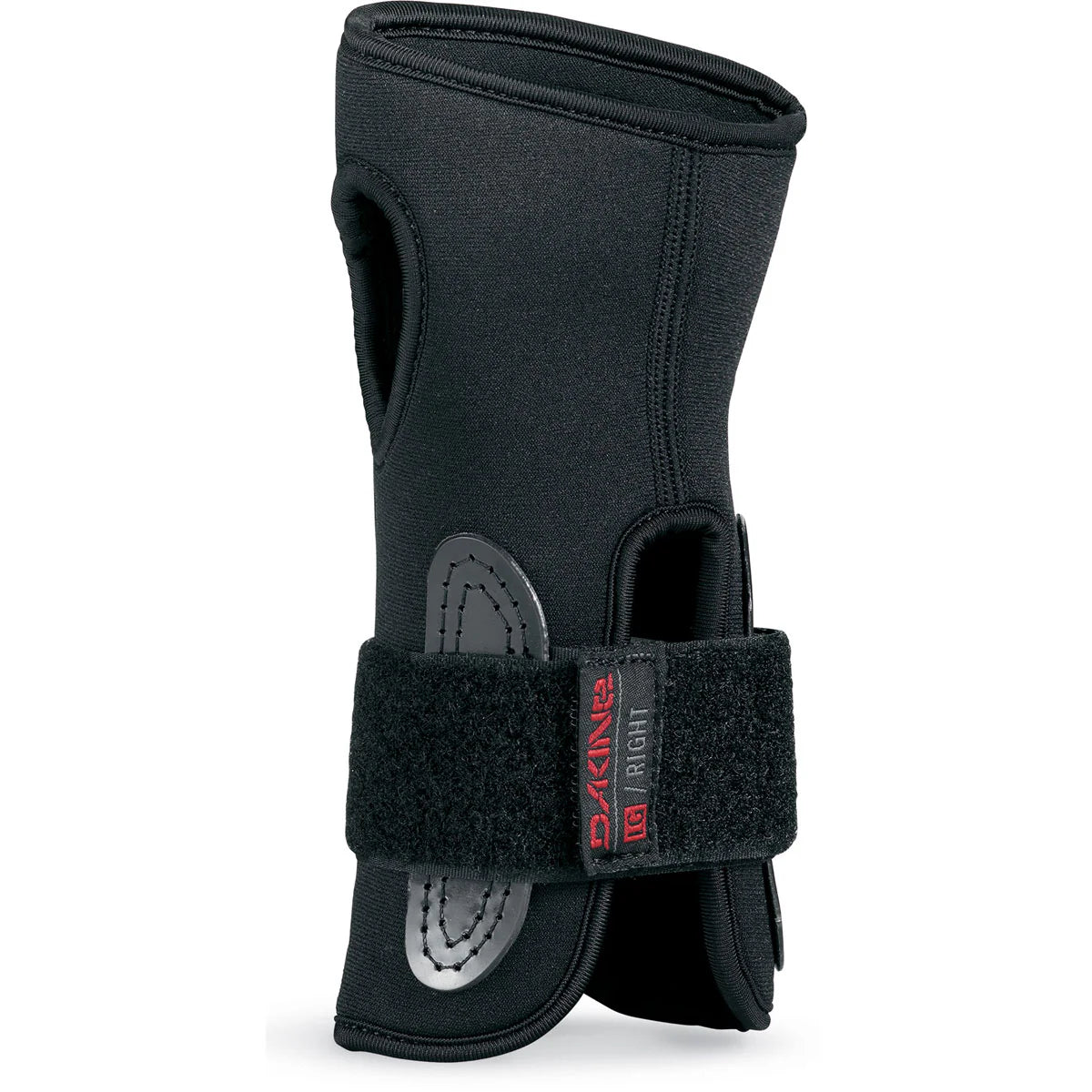 Wristguard-Black wrist guard with a brand logo on a white background