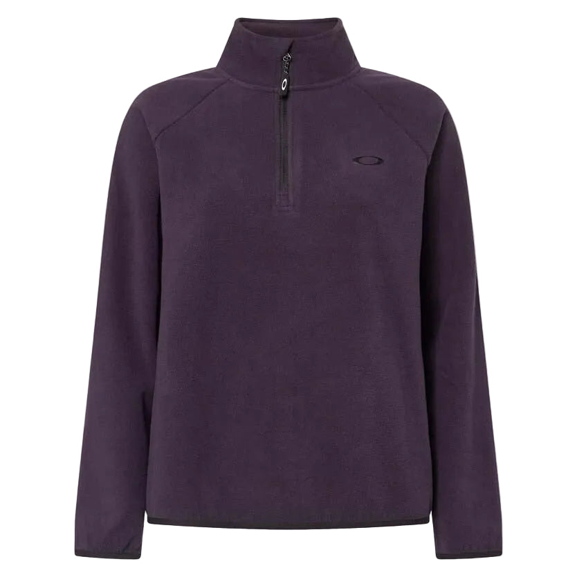 WRidge1_2Zip-Purple fleece jacket on a white background