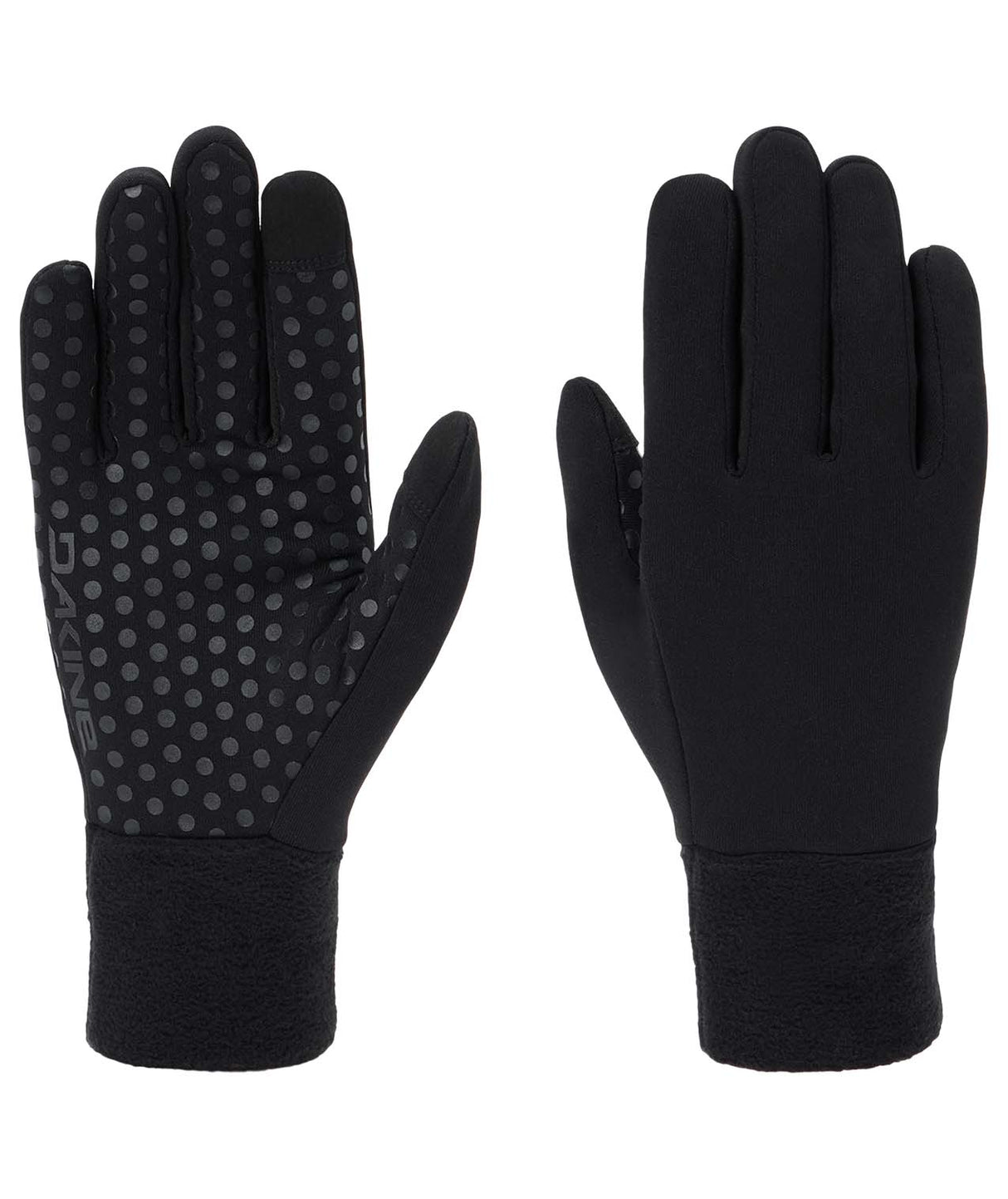 WSequoia2.0Gore-TexGlove-Pair of black gloves with brand logo on a white background