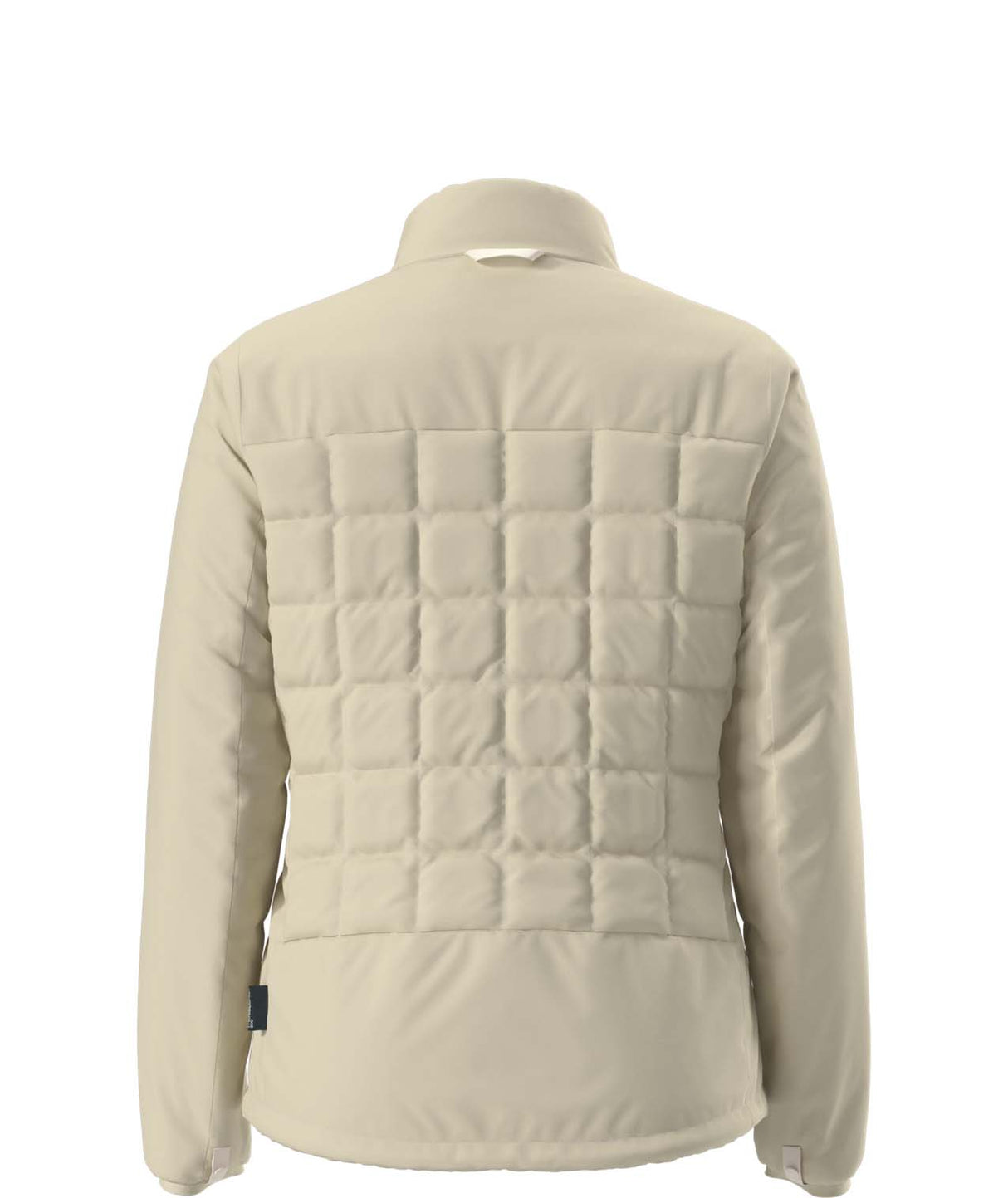WTHERMOBALLSnowTriclimate-Beige quilted jacket on a white background