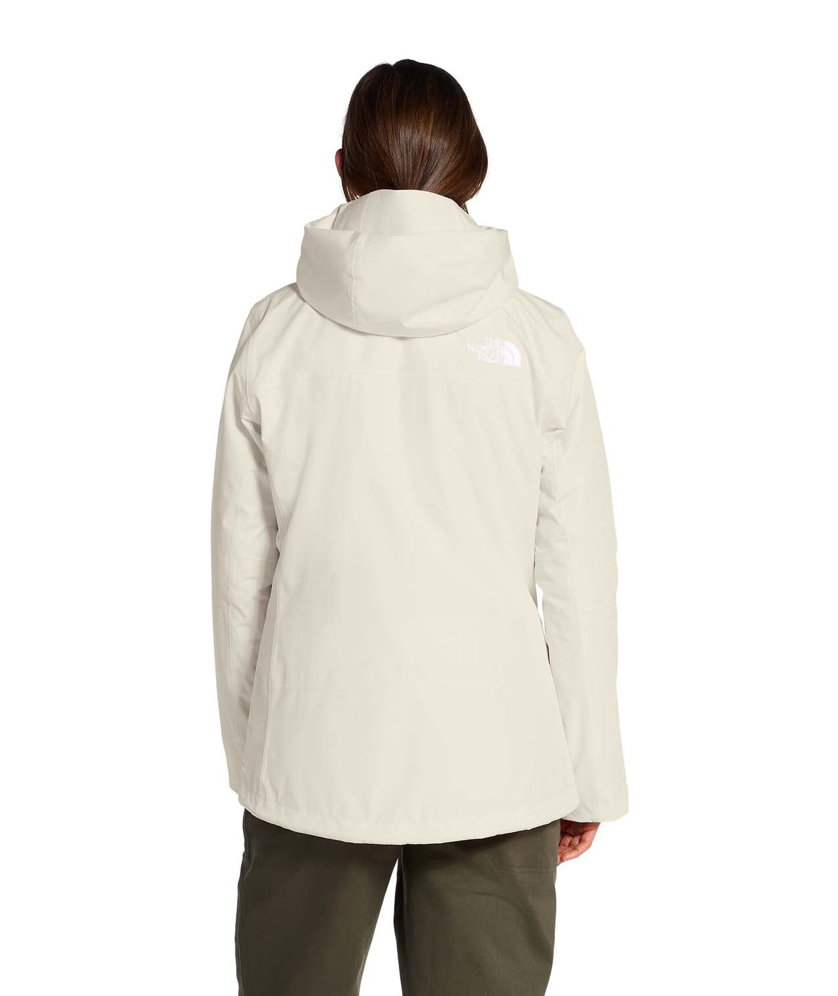 WTHERMOBALLSnowTriclimate-Person wearing a beige jacket with a brand logo on a white background