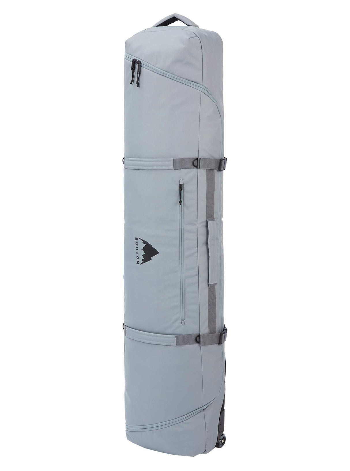 WheelieGigSBBag-Gray ski bag with a visible brand logo on a white background