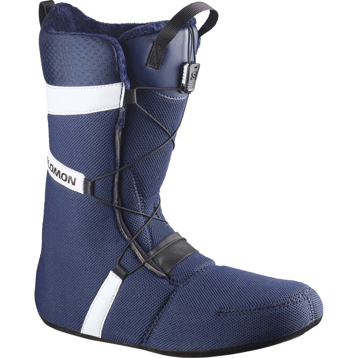 XApproachLaceSjBOA- Blue, white, and black inner liner on a white background