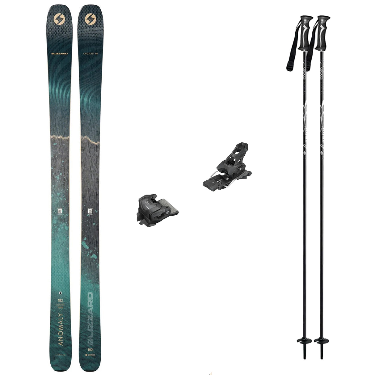 Blizzard Anomaly 94 Skis 2026 with Tyrolia Attack 14 Bindings Ski Package