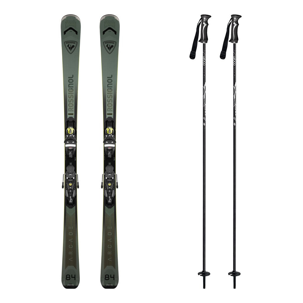 Rossignol Arcade 84 Mens Skis 2027 with Konect SPX 12 System Bindings Ski Package