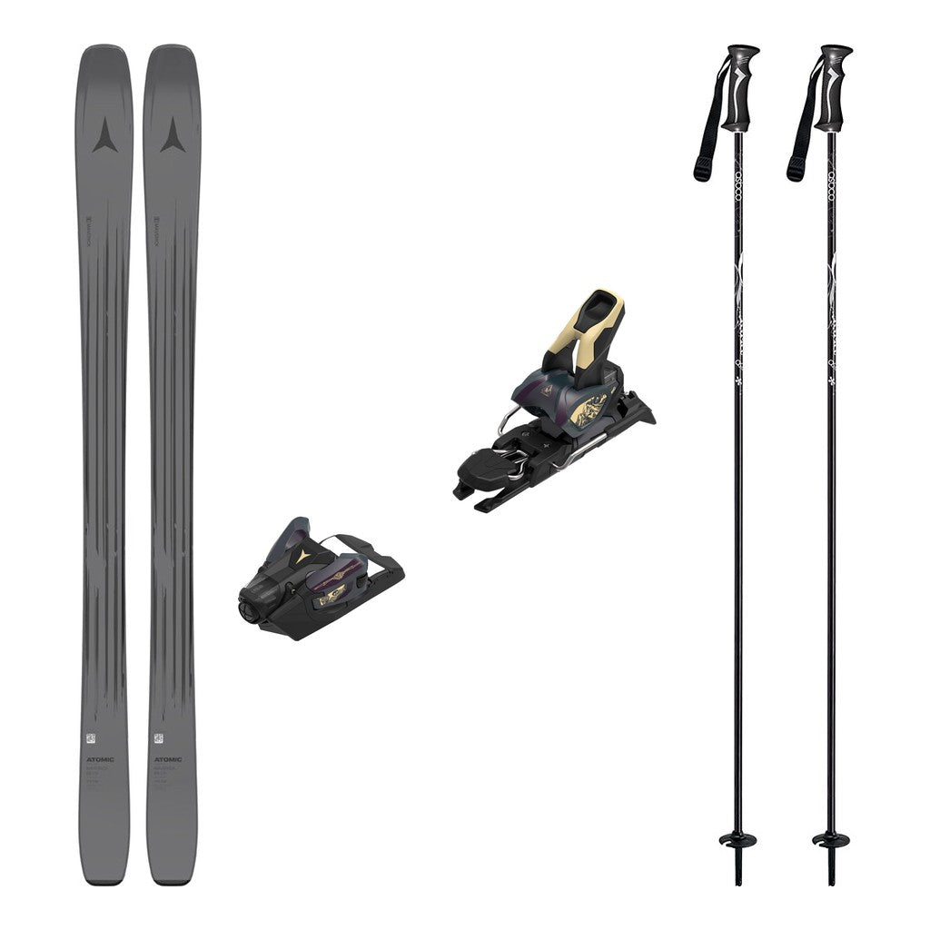 Atomic Maverick 88 Cti Adult Skis 2026 with Strive 12 Bindings Ski Package - Bent Chetler Butter