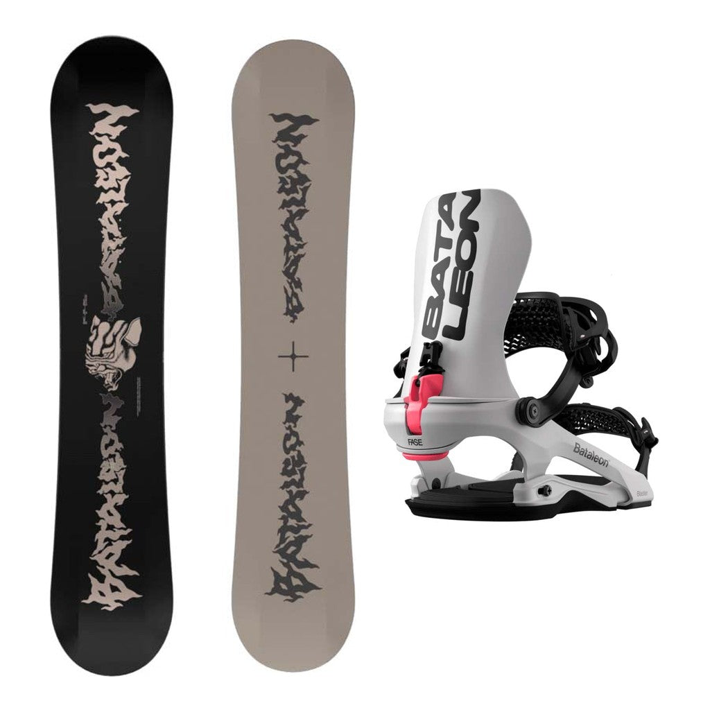 Bataleon Disaster+ Mens Snowboard 2027 with Blaster PRO AW FASE Bindings Snowboard Package