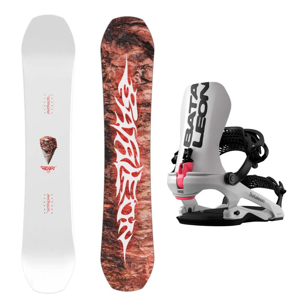 Bataleon Stereo Team Mens Snowboard 2027 with Blaster PRO AW FASE Bindings Snowboard Package