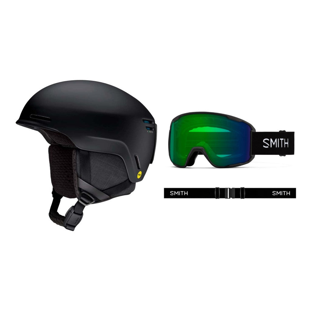 Smith Method Pro MIPS Adult Helmet 2027 with Preview Goggles Package - Matte Black