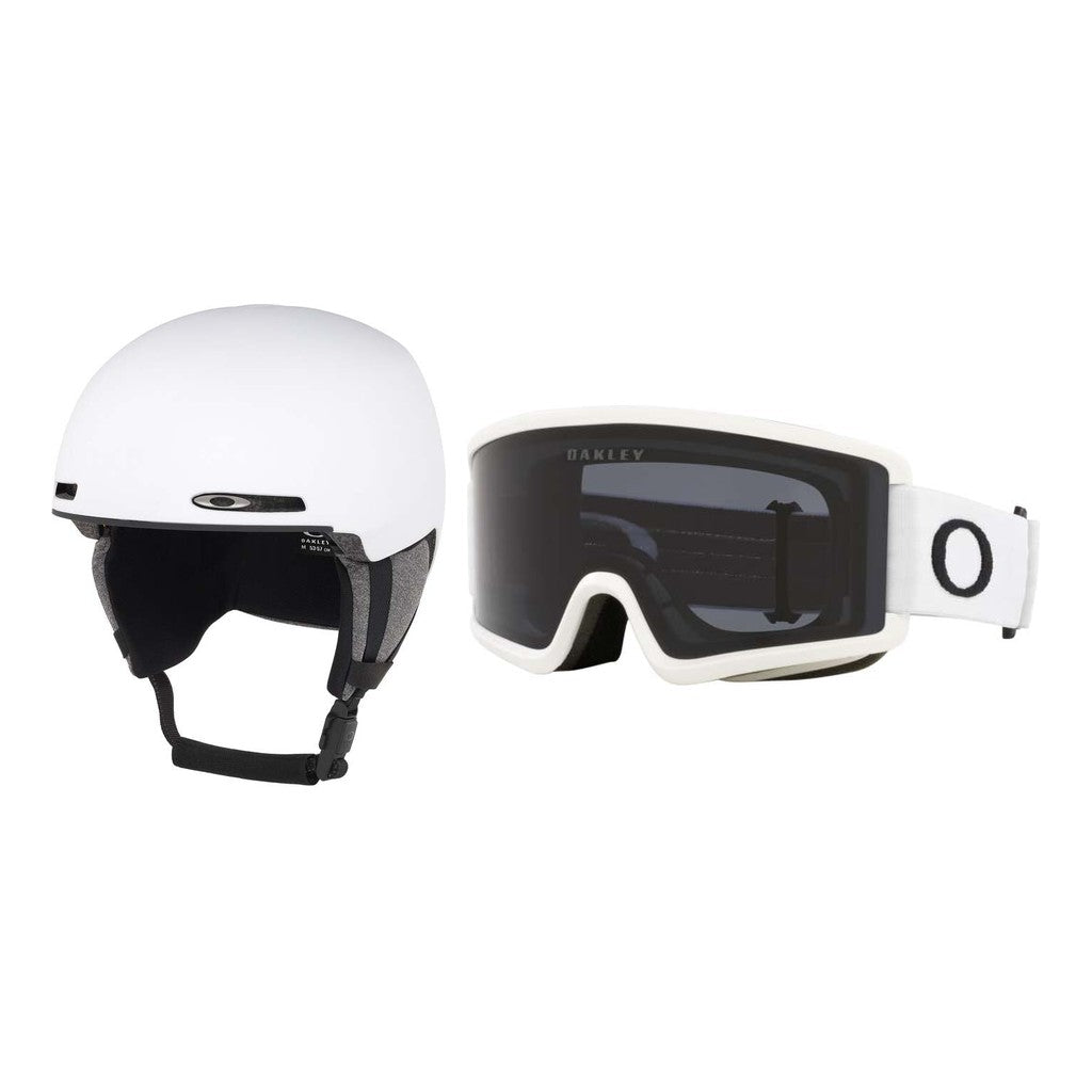 Oakley MOD1 MIPS Youth Helmet 2027 with Target Line S Goggles Package - White
