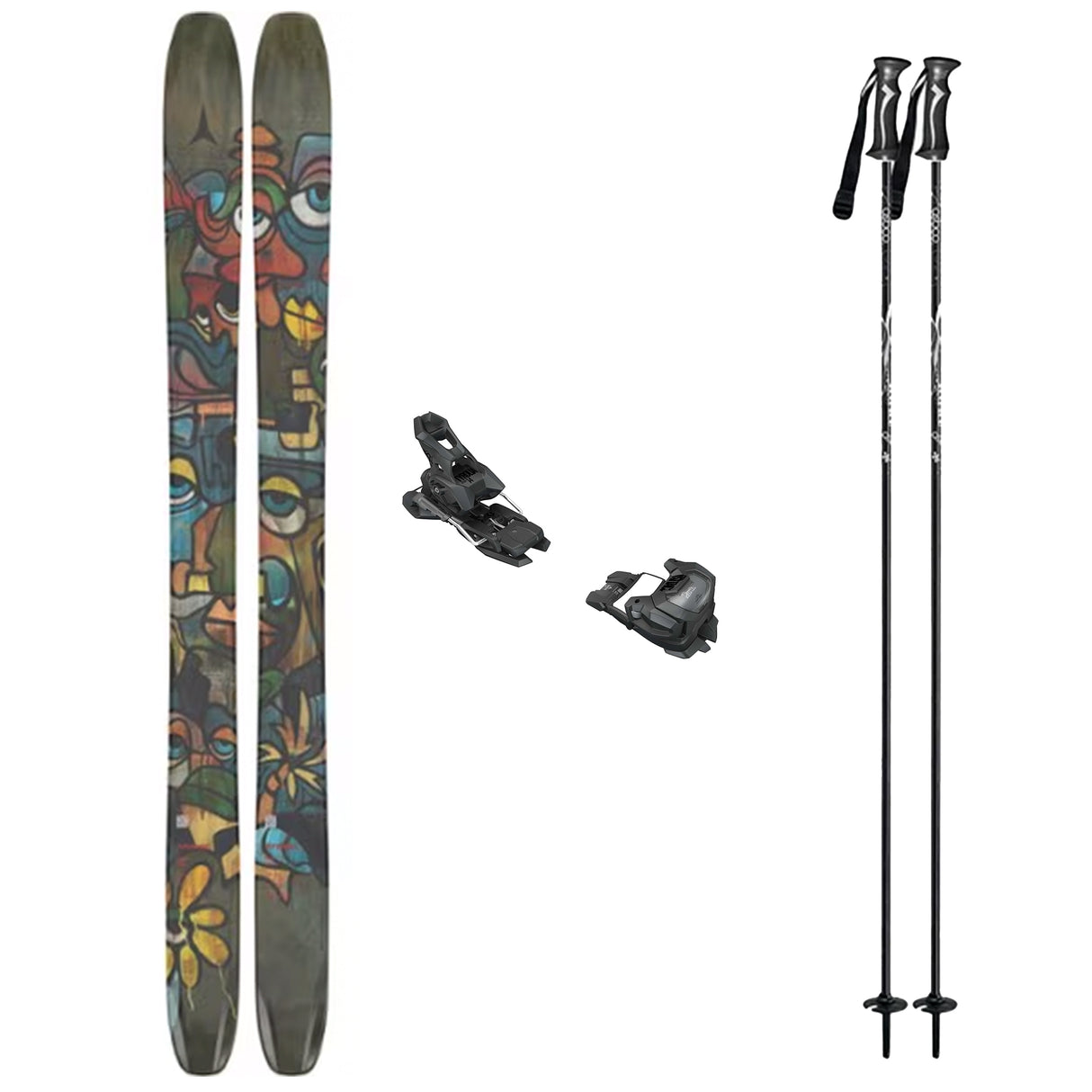Atomic Bent 110 Skis 2026 with Tyrolia Attack 14 Bindings Ski Package