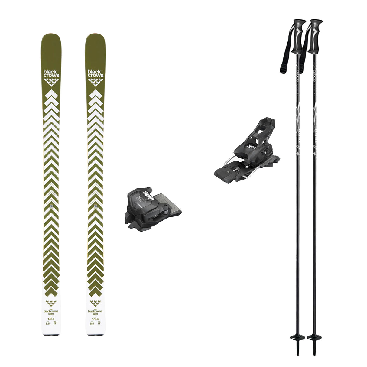 Blackcrows Sato Skis 2026 with Tyrolia Attack 14 Bindings Ski Package