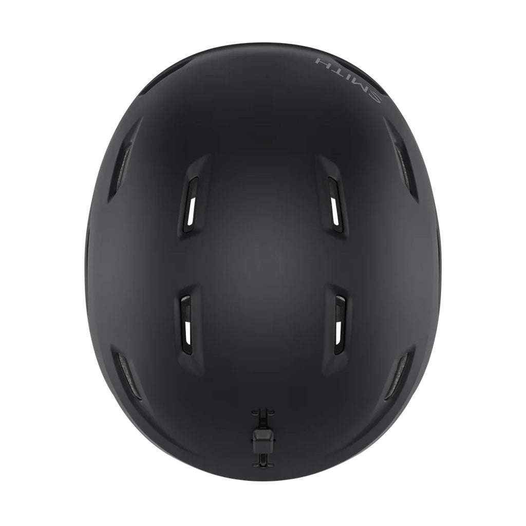 DescendMIPSRoundContour-Black helmet with a visible brand logo on a white background