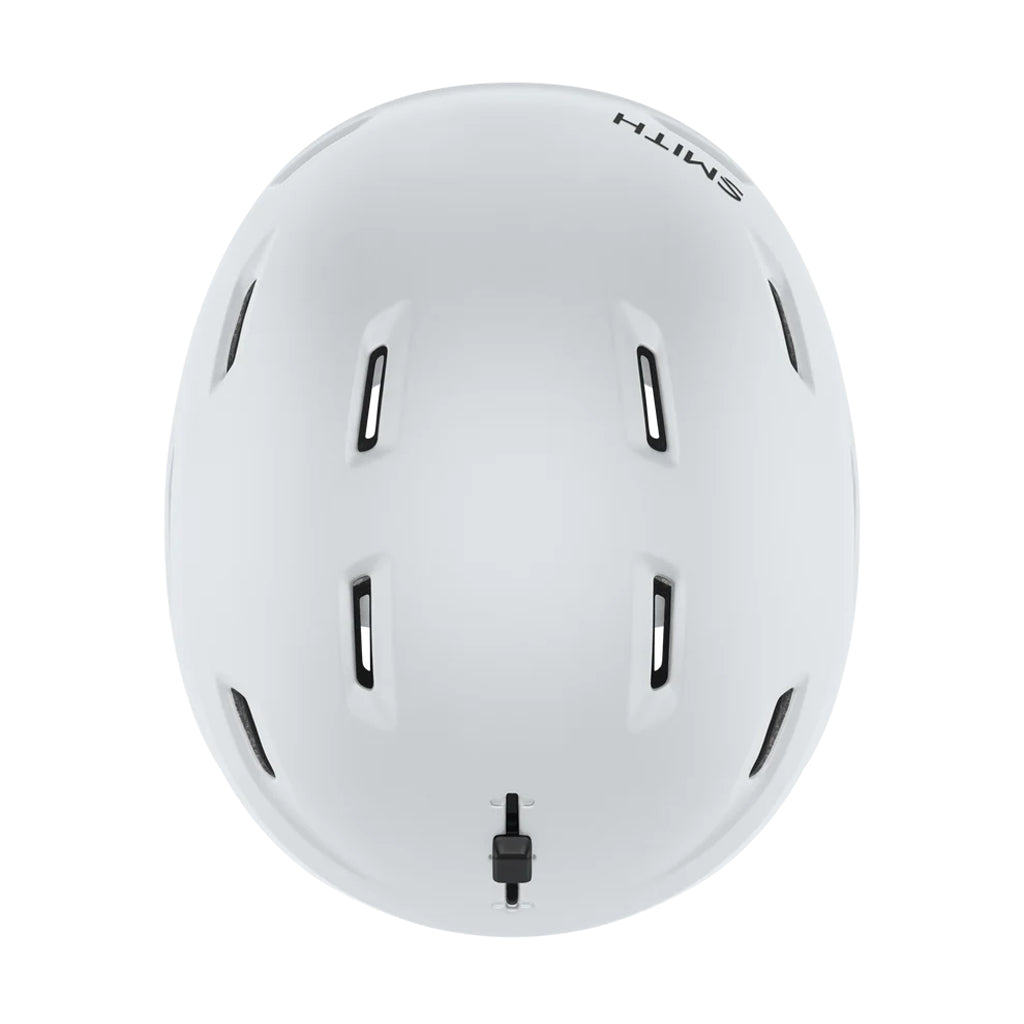 DescendMIPSRoundContour-White helmet with a visible brand logo on a white background