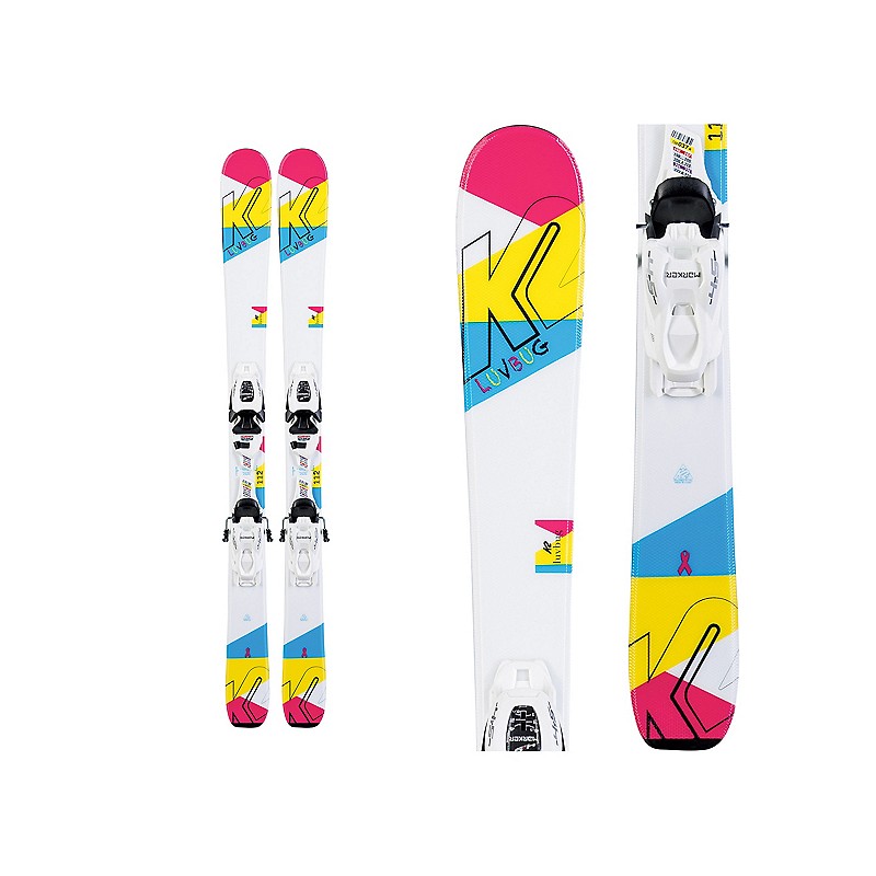 K2 Luv Bug (Marker 4.5 System Binding) Ski Girls 2020