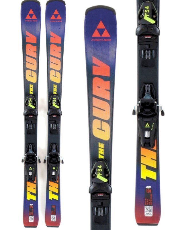 Fischer The Curv Jr (FJ4 GW System Binding) Youth Skis 2025