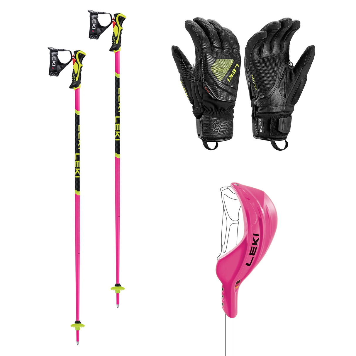 Leki Junior Race Bundle Pink 2026