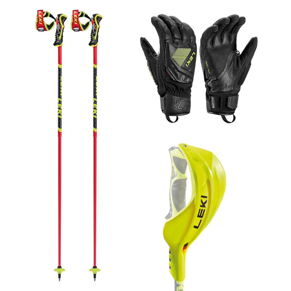 Leki Junior Race Bundle Red 2026