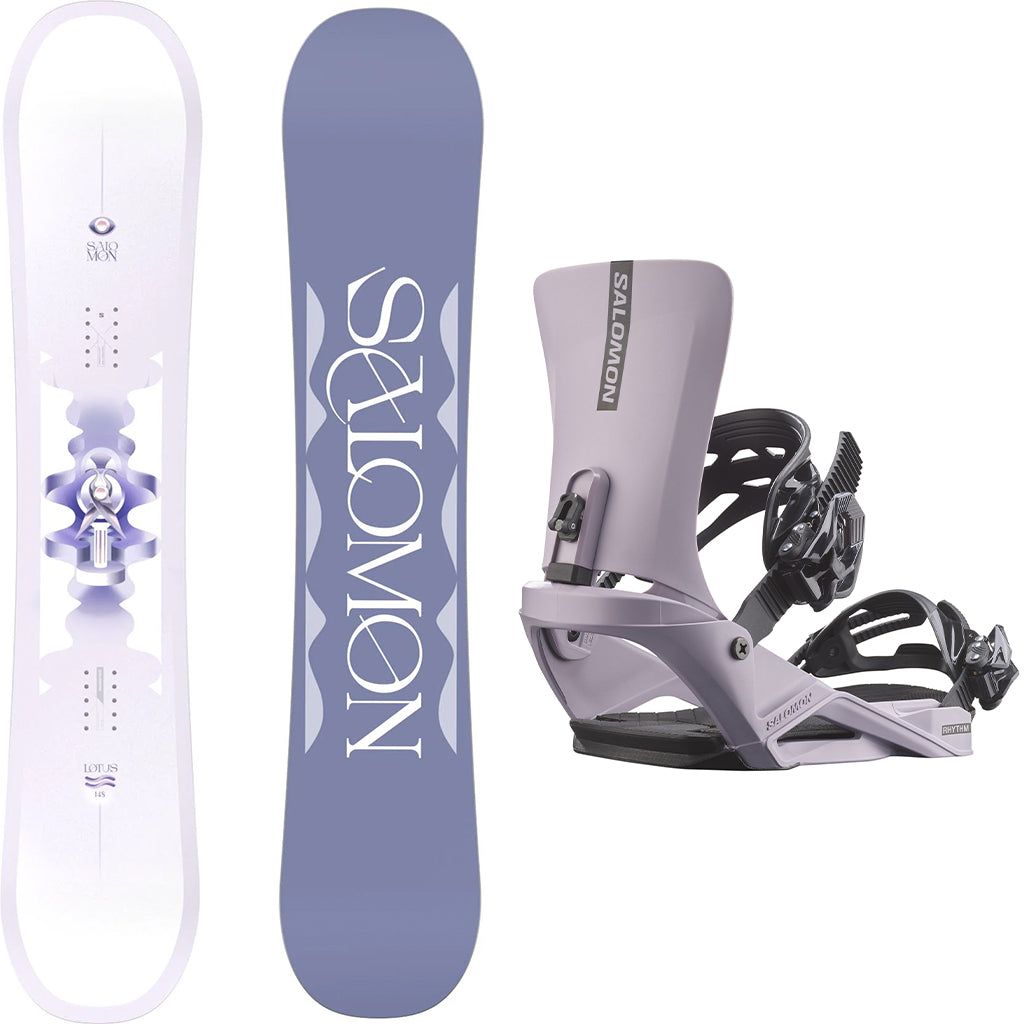 Salomon Lotus with Salomon Rhythm Womens Snowboard Package 2026