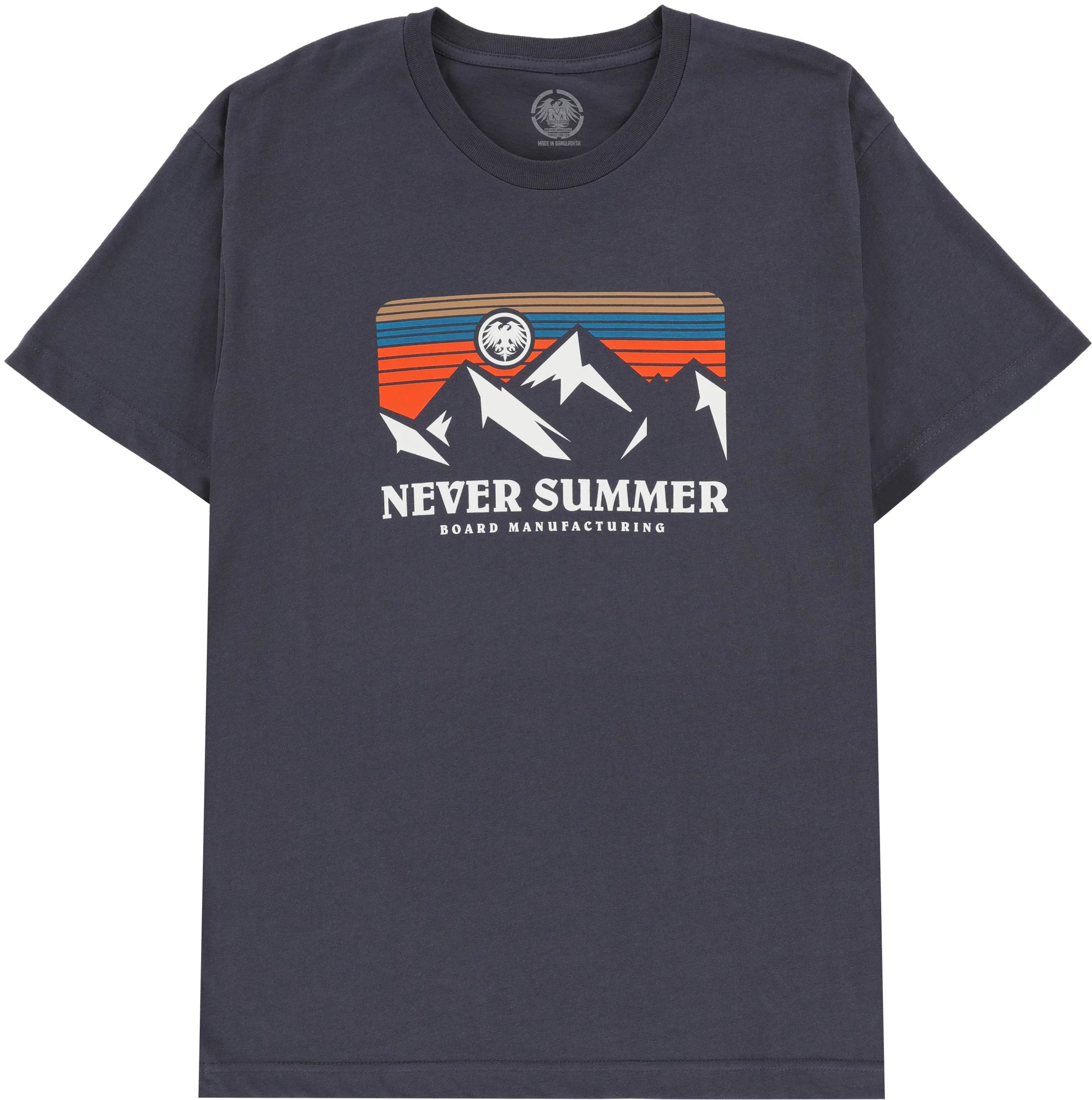 Never Summer Retro Sunset Tee Adult 2024