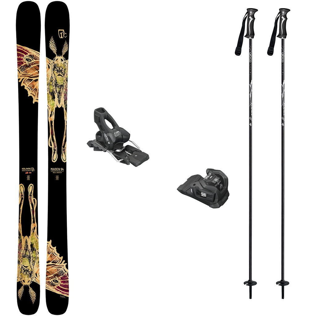 Icelantic Maiden 94 Skis 2026 with Tyrolia Attack LYT 11 Binding Womens Ski Package