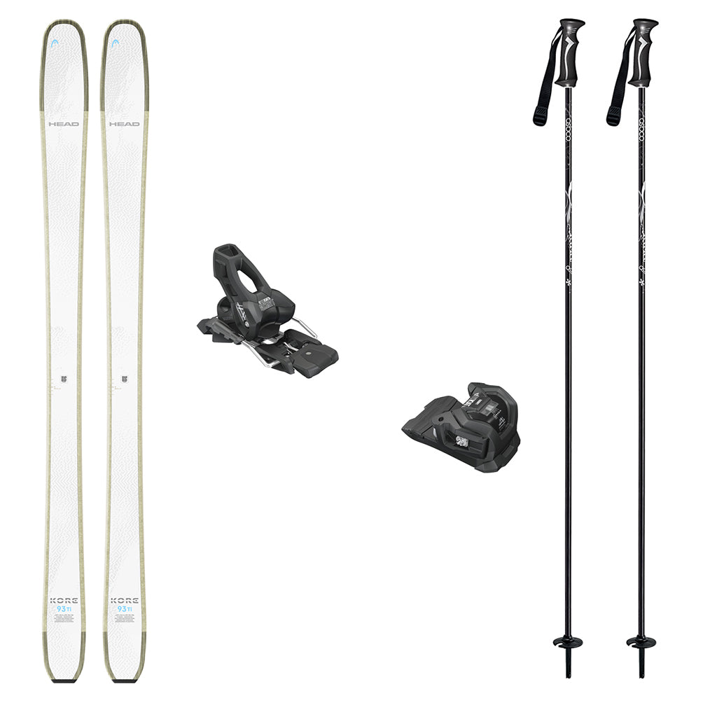 Head Kore 93 TI Skis 2026 with Tyrolia Attack LYT 11 Binding Womens Ski Package