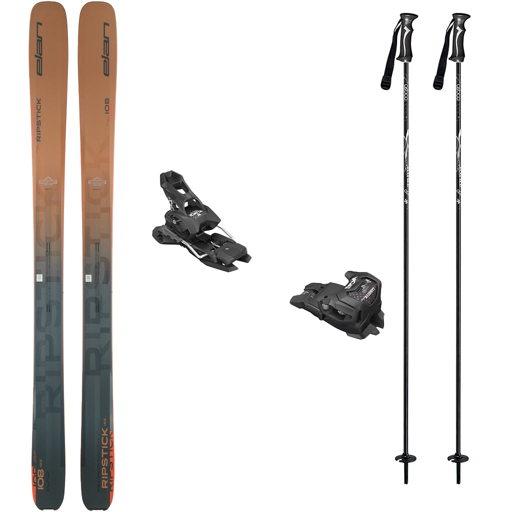 Elan Ripstick 108 Skis 2026 with Tyrolia Attack 14 Bindings Ski Package