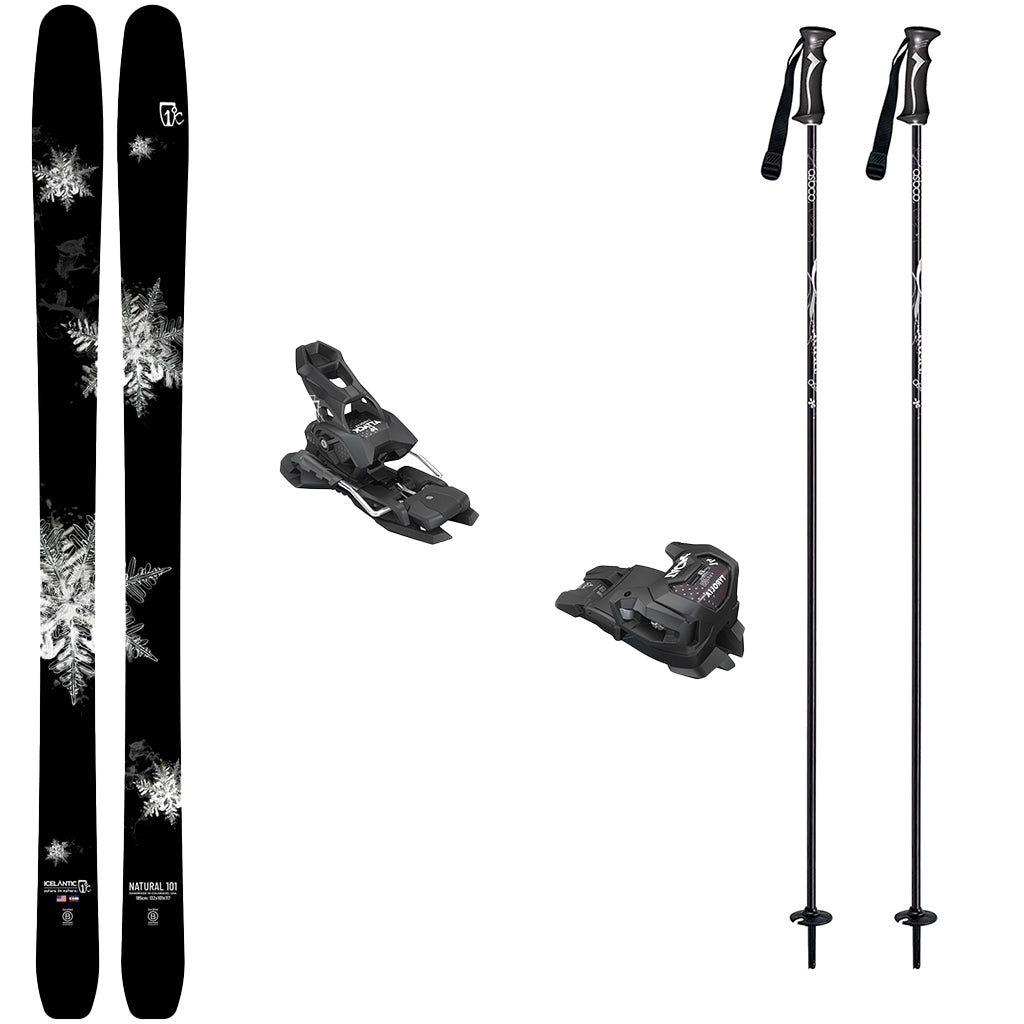 Icelantic Natural 101 178cm Skis 2026 with Tyrolia Attack 14 Bindings Ski Package