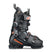 Speedmachine3130SBOA- A black Nordica Speedmachine 3 130 S BOA Cuff men's ski boot with adjustable buckles and branding on the side.
