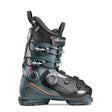 Sportmachine3100BOA- A single Nordica Sportmachine 3 100 BOA Men's Ski Boot in a color block design with black, blue, and orange visible straps and accents on a white background.
