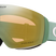 Flight Deck M-Oakley goggles with green tinted lens on a white background