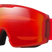 Line Miner L-Red goggles with a reflective lens on a transparent background