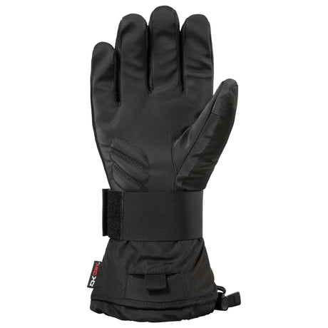 WristguardGlove-A black Dakine wristguard glove designed for snowboarding, featuring a waterproof insert and synthetic insulation.