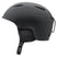 Bevel-Black helmet with a strap on a white background