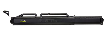 Series 1 Double Hard Travel Case-Black ski hard case with 'SporTube' branding on a white background