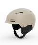 TrigMIPS-Beige helmet with black interior and Giro logo on a white background
