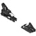 Strive14-Black ski bindings with Salomon branding on a white background
