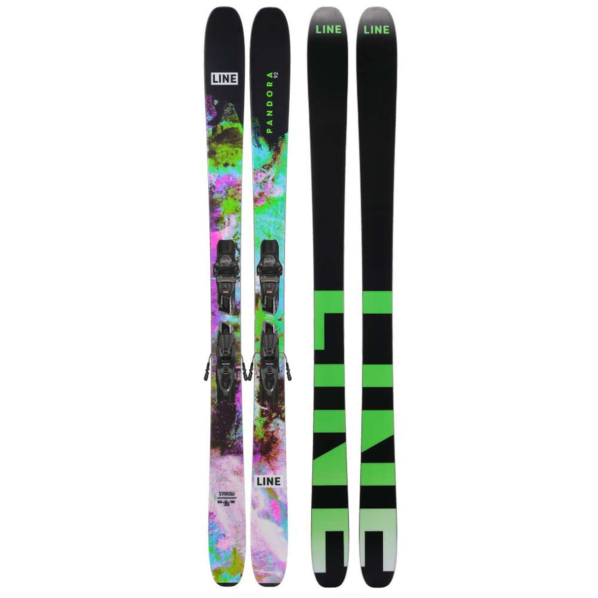 Line Pandora 92 (Marker Quikclik GW System Binding) Adult Skis 2025