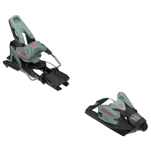 Strive14-Pair of ski bindings on a white background