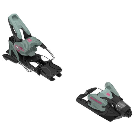 Strive14-Pair of ski bindings on a white background