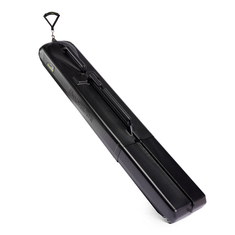 Series 2 Double Ski Hard Case-Black ski hard case with 'SporTube' branding on a white background