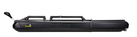 Series 2 Double Ski Hard Case-Black ski hard case with 'SporTube' branding on a white background