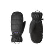 Nano Puff Mitt-Black mittens with Patagonia logo on a white background